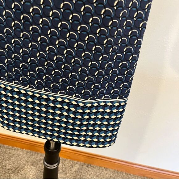 Max Studio Elegant casual geometric print long sleeve knee length Dress - Picture 8 of 14